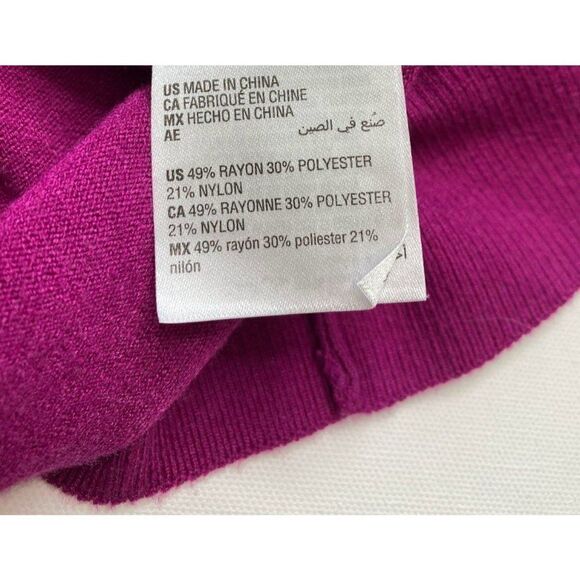 Alfani Pullover Sweater Top XL Rose Women's Seam-Front Relaxed NEW‎ - Picture 6 of 6